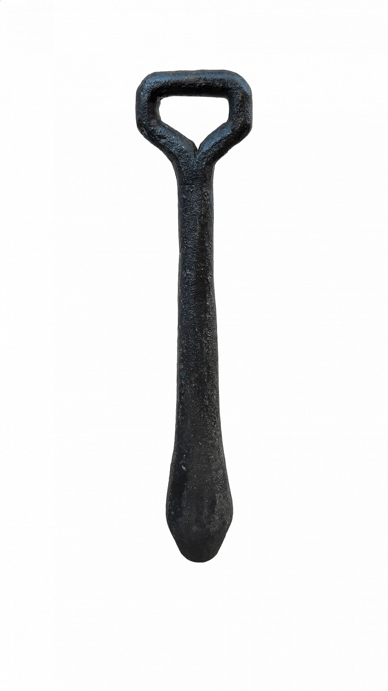 Black painted metal bell clapper, 17th century 7