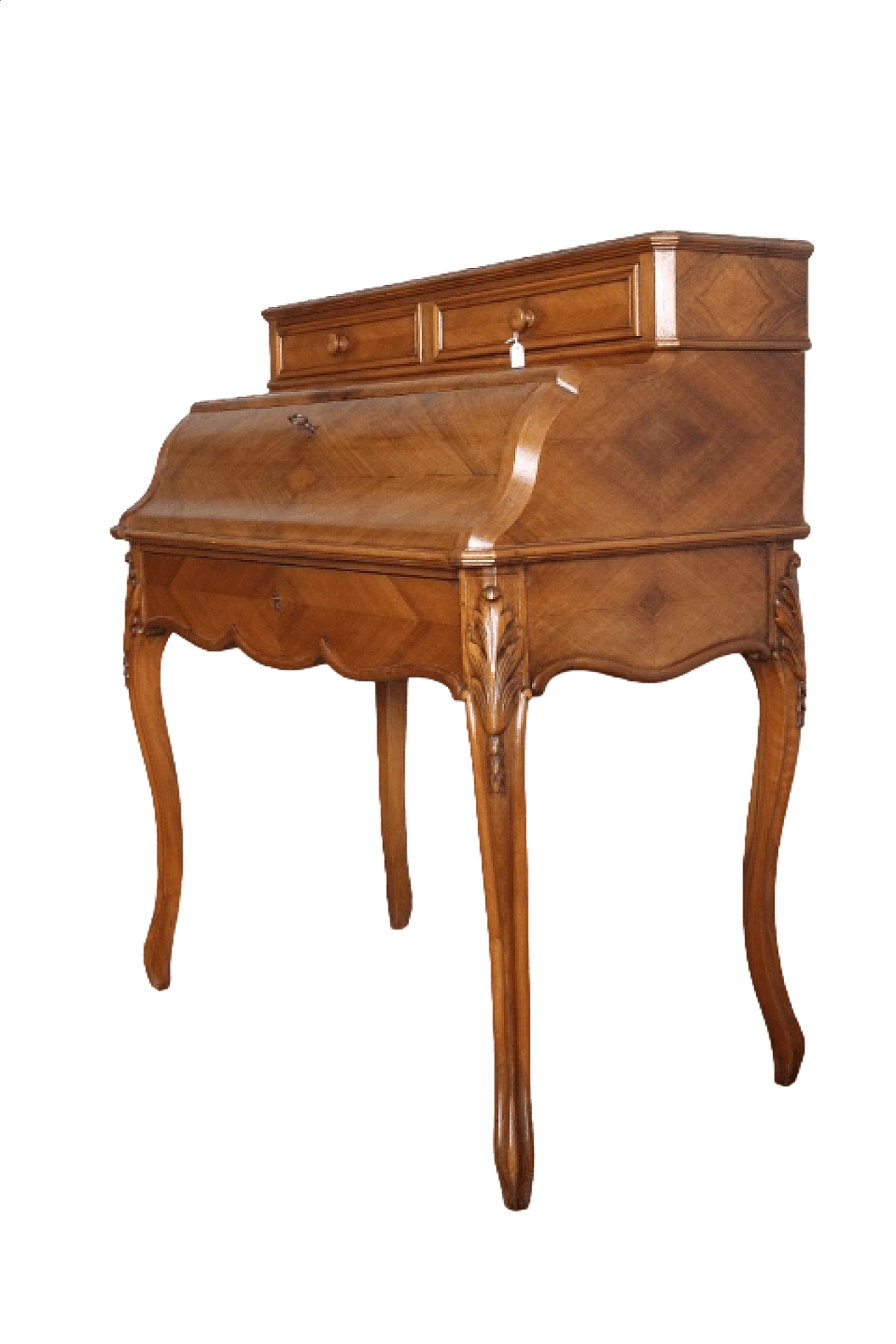 Louis Philippe walnut flap desk, 19th century 10
