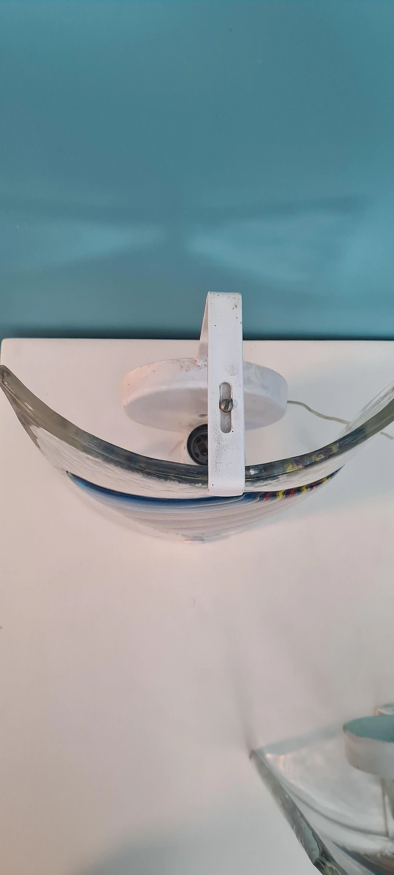 Pair of Murano glass wall lights by De Mayo, 1970s 5