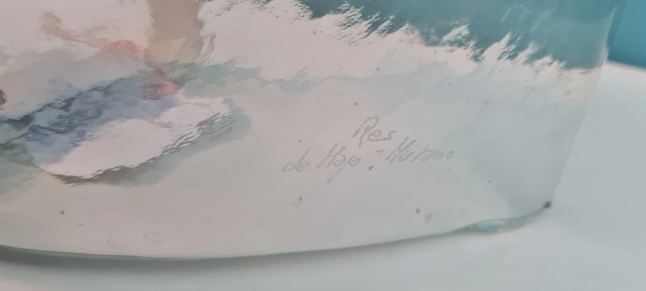 Pair of Murano glass wall lights by De Mayo, 1970s 7