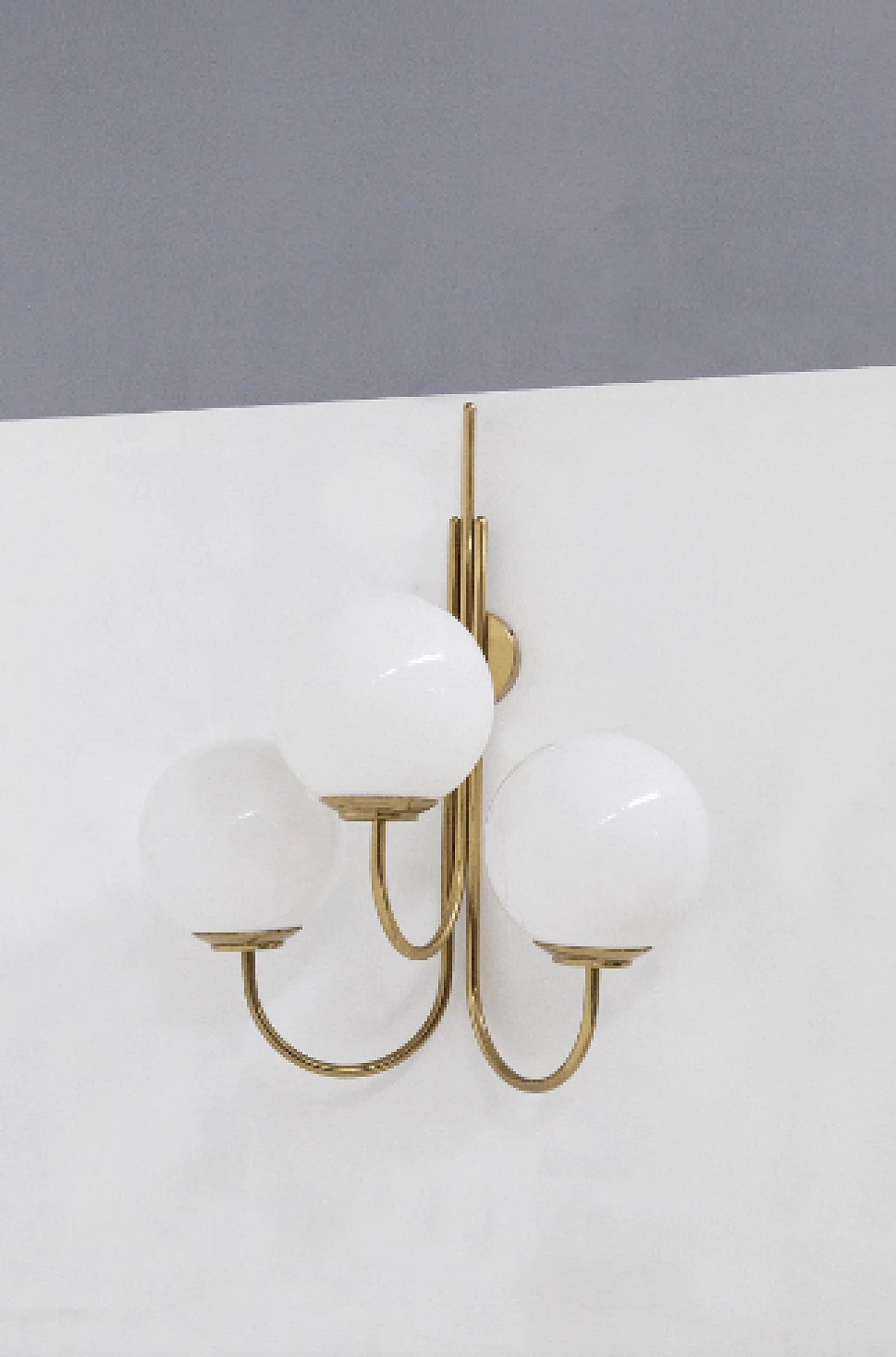 Brass wall light by Luigi Caccia Dominioni for Azucena, 1950s 1