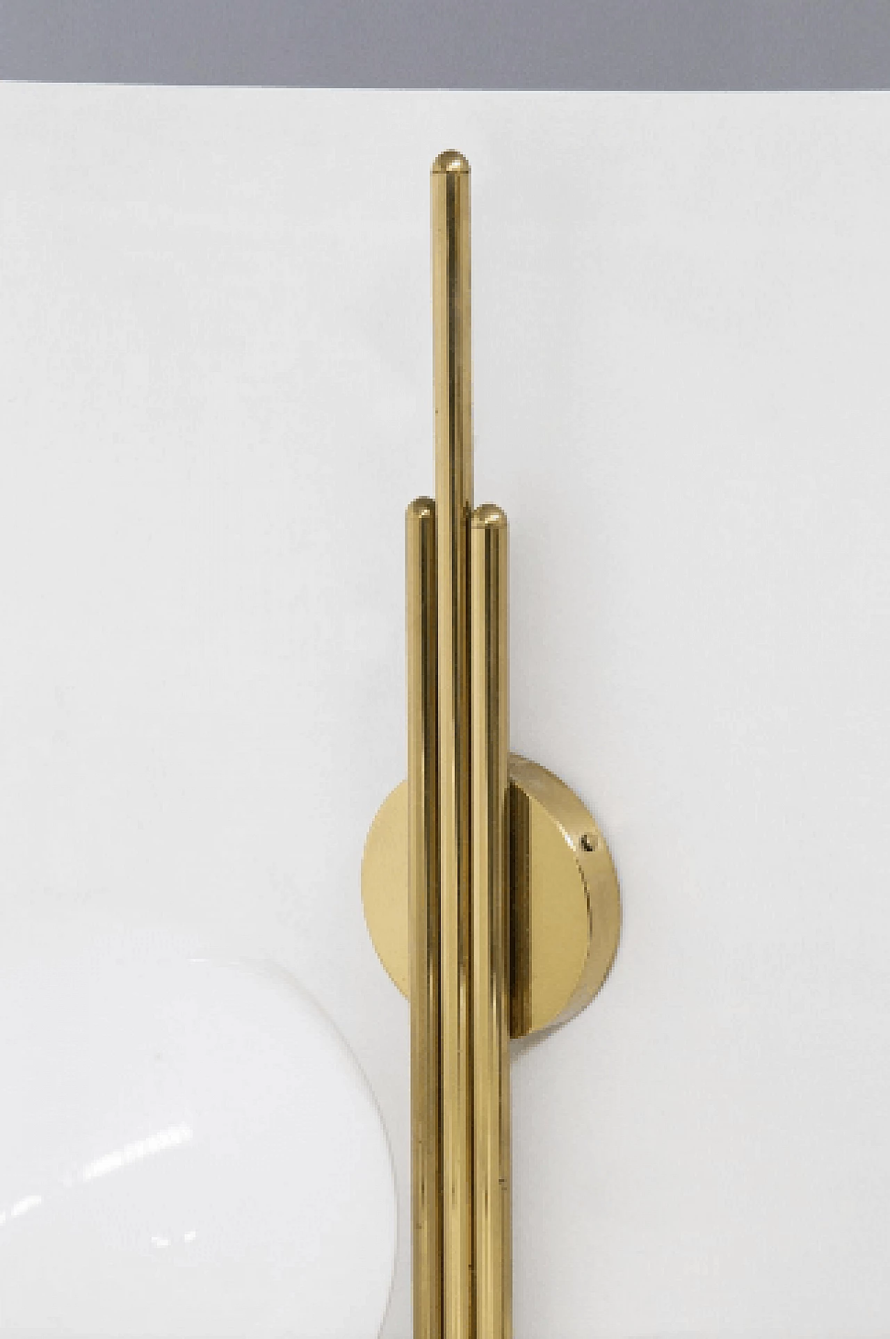Brass wall light by Luigi Caccia Dominioni for Azucena, 1950s 2