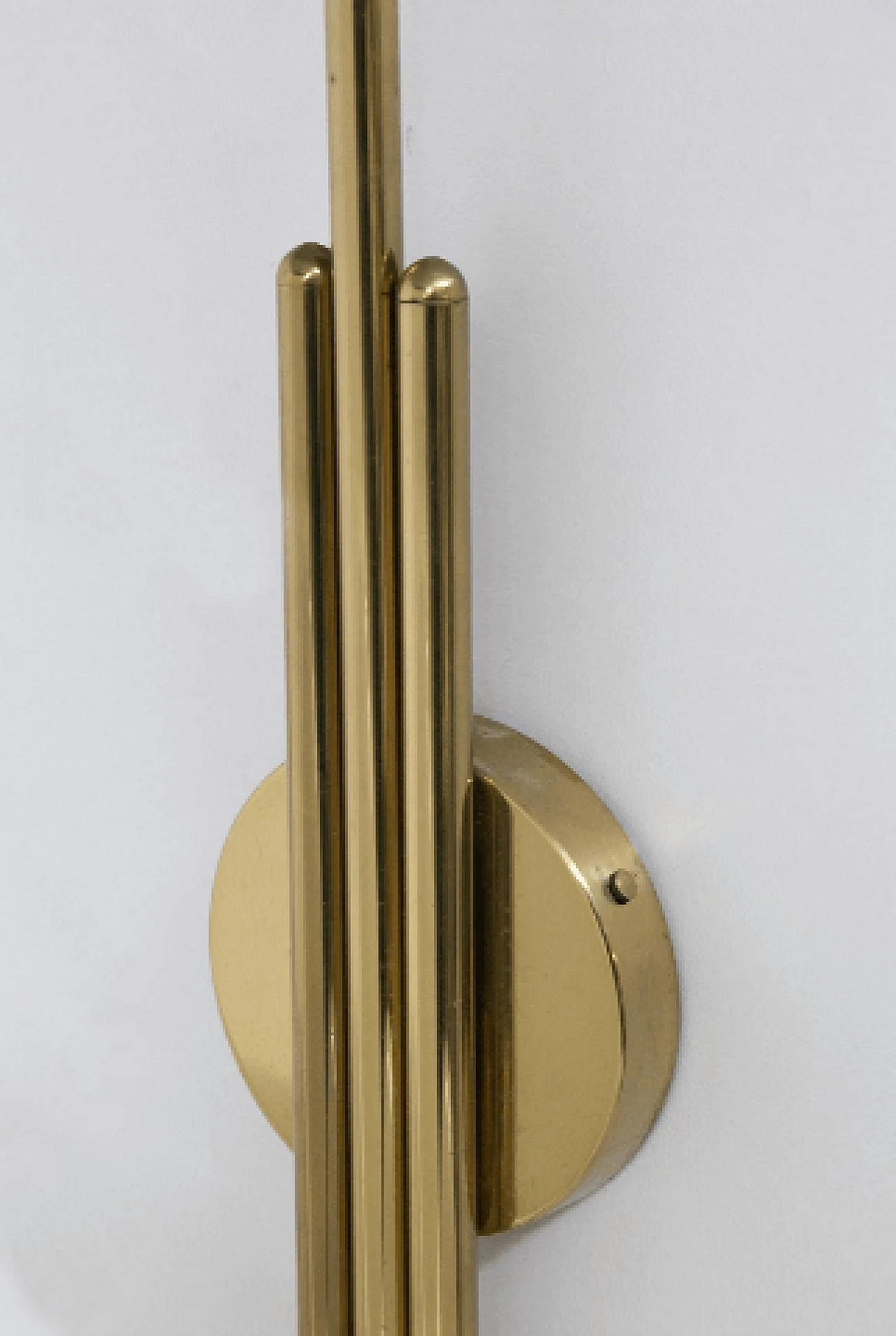 Brass wall light by Luigi Caccia Dominioni for Azucena, 1950s 7