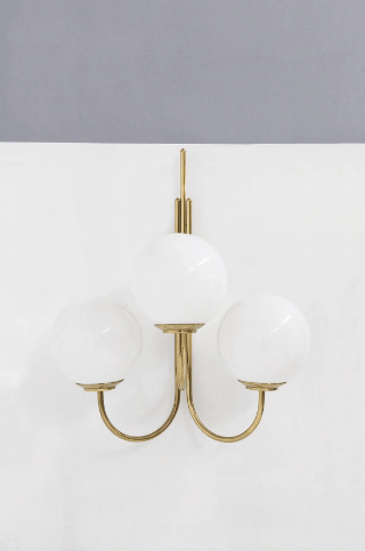 Brass wall light by Luigi Caccia Dominioni for Azucena, 1950s 8