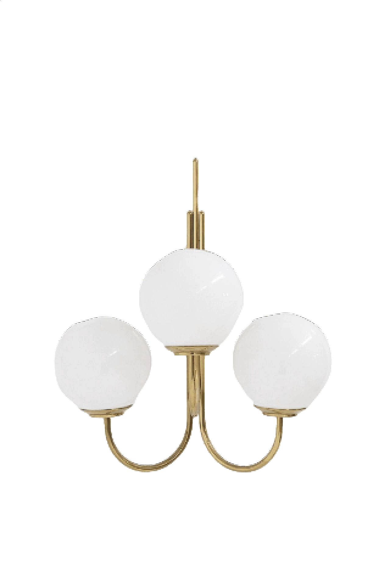 Brass wall light by Luigi Caccia Dominioni for Azucena, 1950s 9