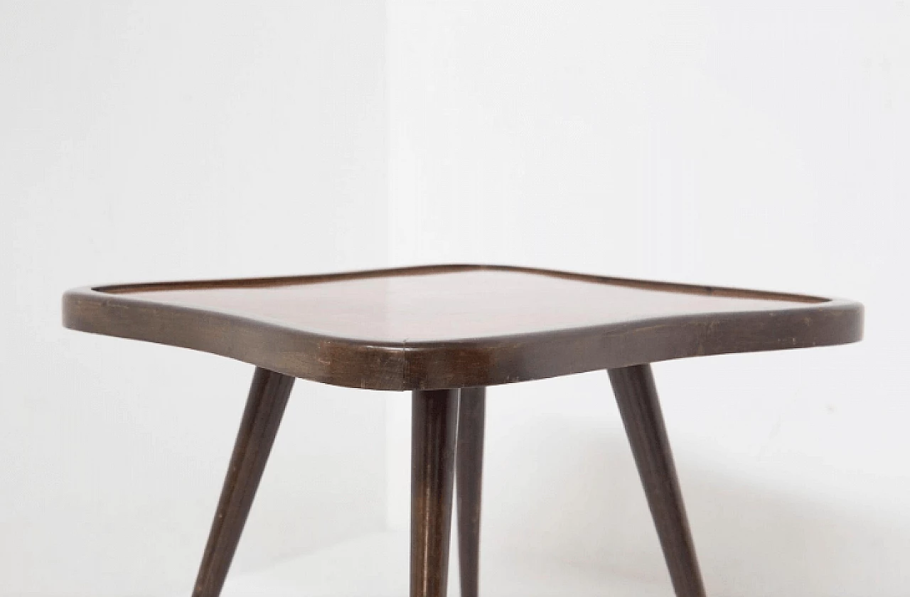 Two-tone wood coffee table by Paolo Buffa, 1950s 7