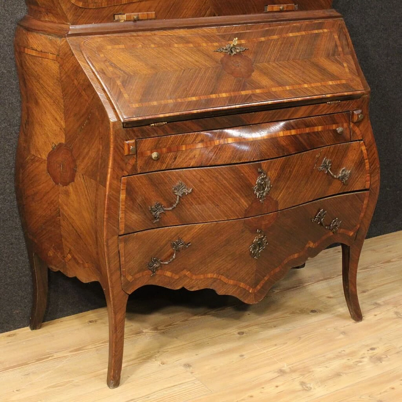 Genoese inlaid wood trumeau 4