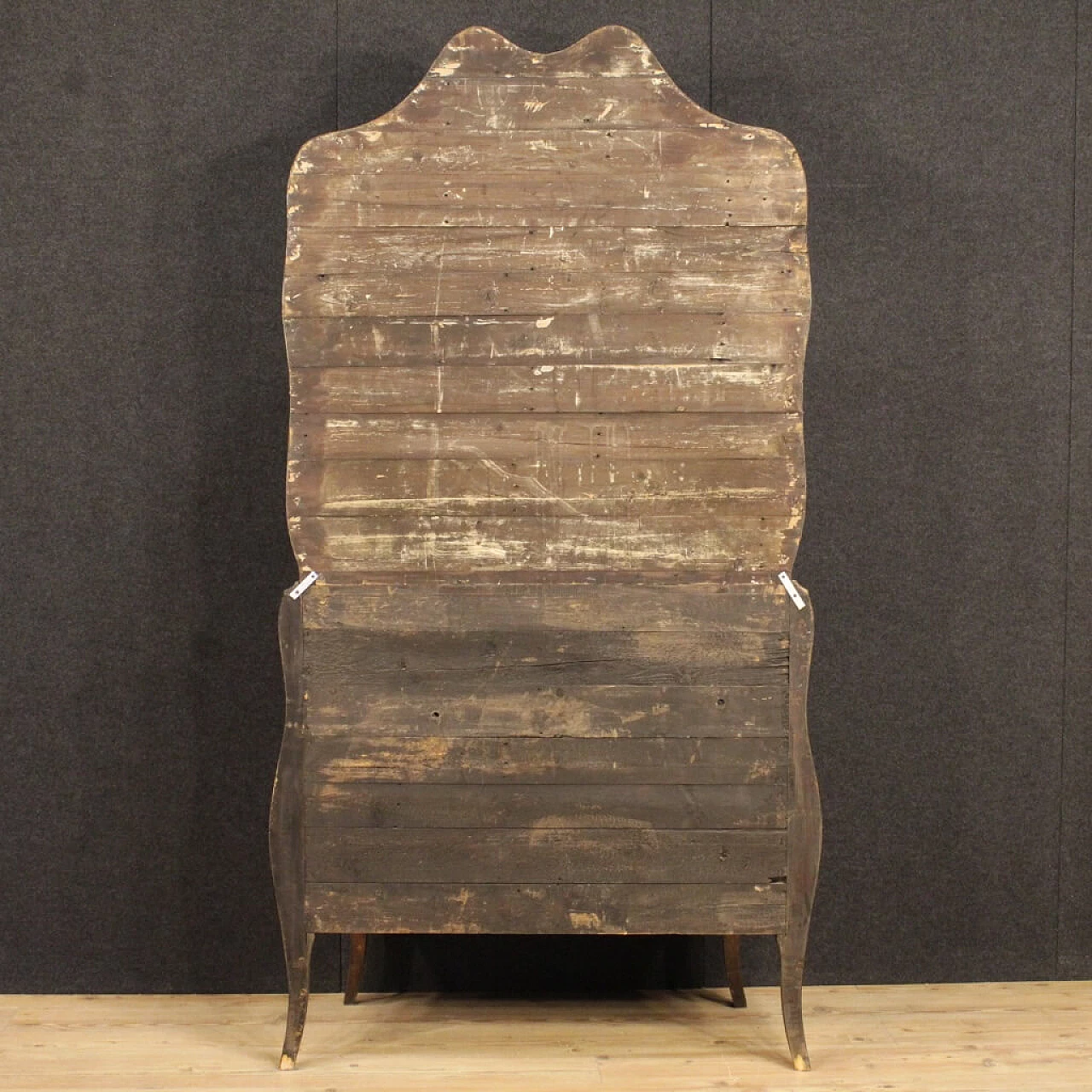 Trumeau genovese in legno intarsiato 5