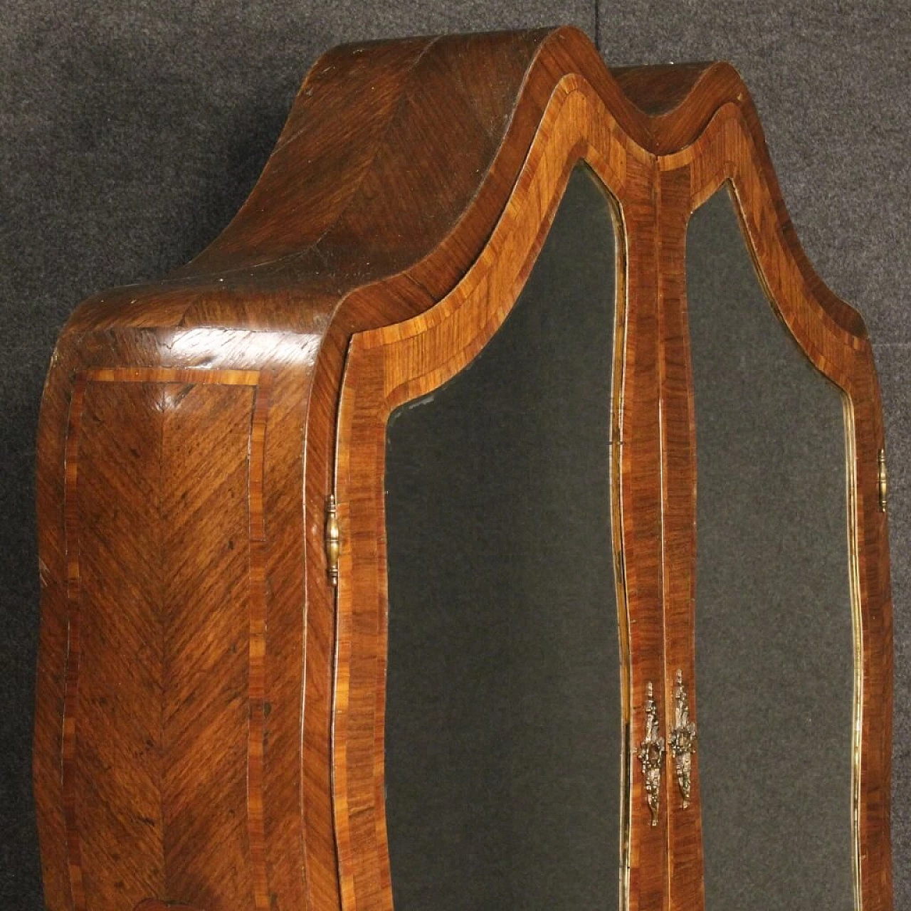Trumeau genovese in legno intarsiato 6
