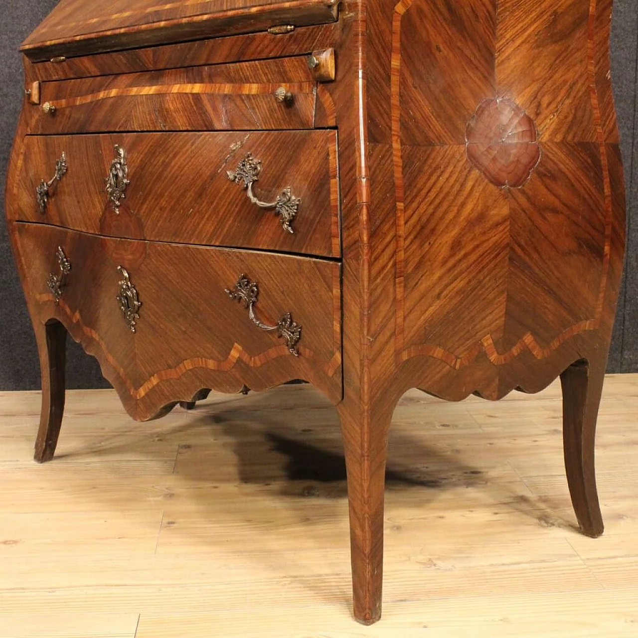 Genoese inlaid wood trumeau 7