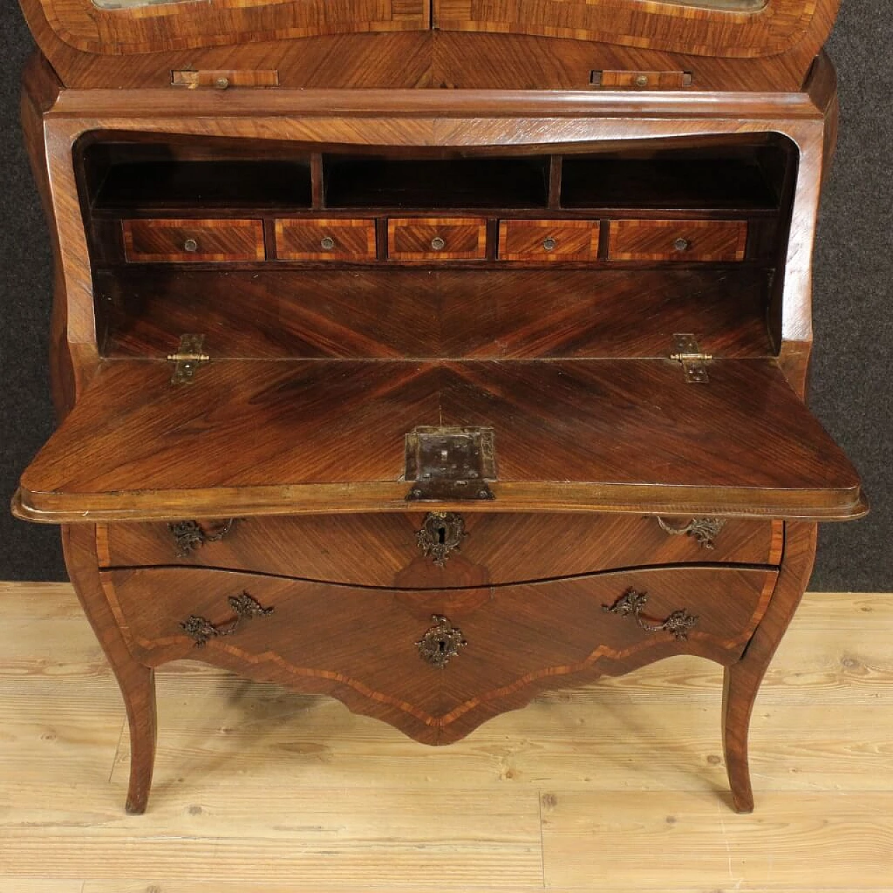 Genoese inlaid wood trumeau 9