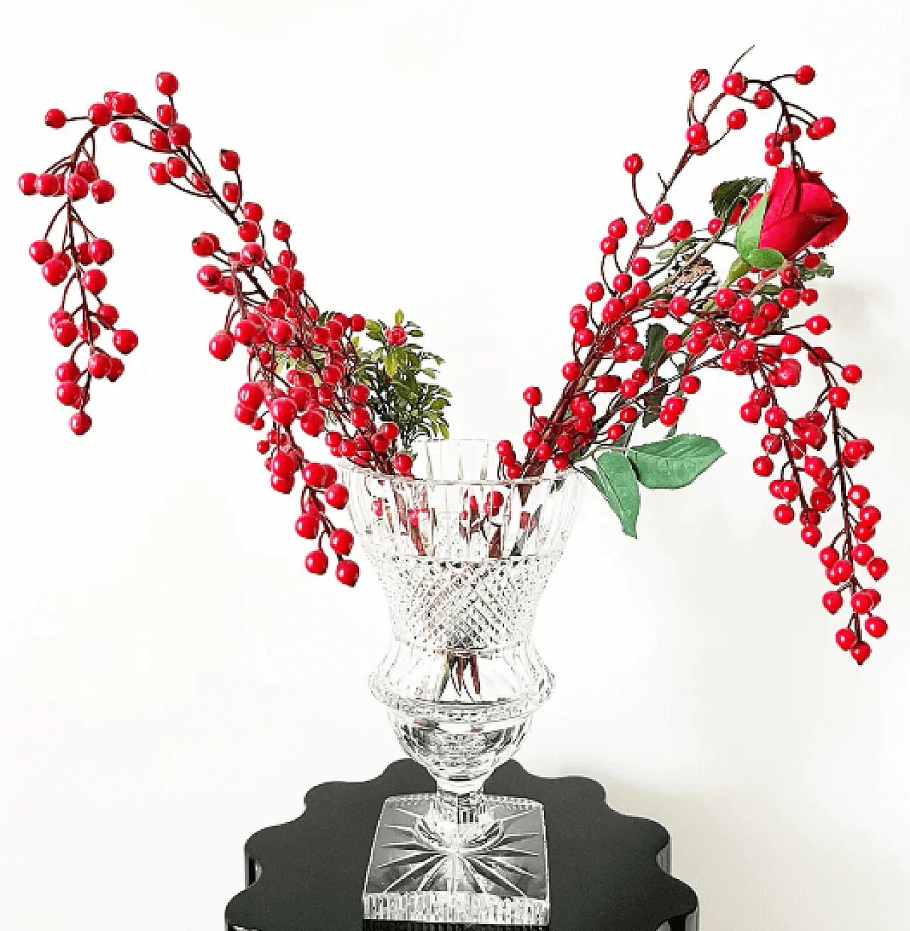 Vaso in cristallo di Boemia, inizio '900 1