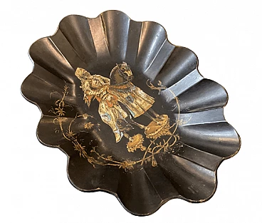 Victorian papier-mâché tray, late 19th century