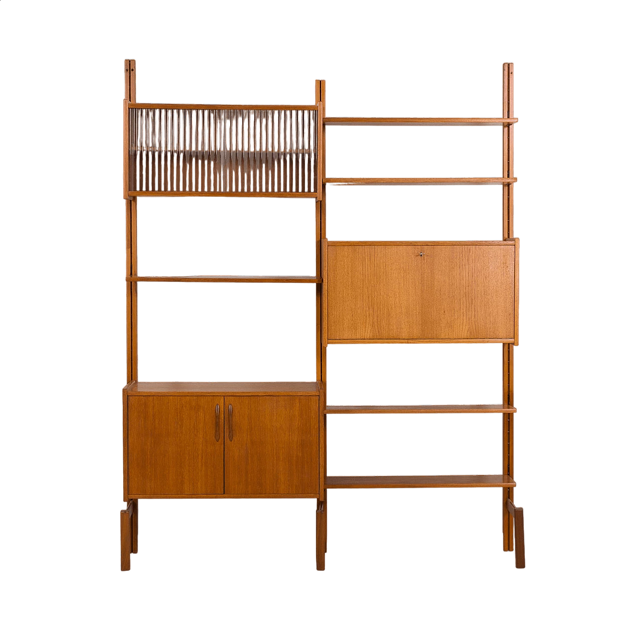 Teak bookcase by Sven Andersen for Brodrene Jatogs, 1960s 20