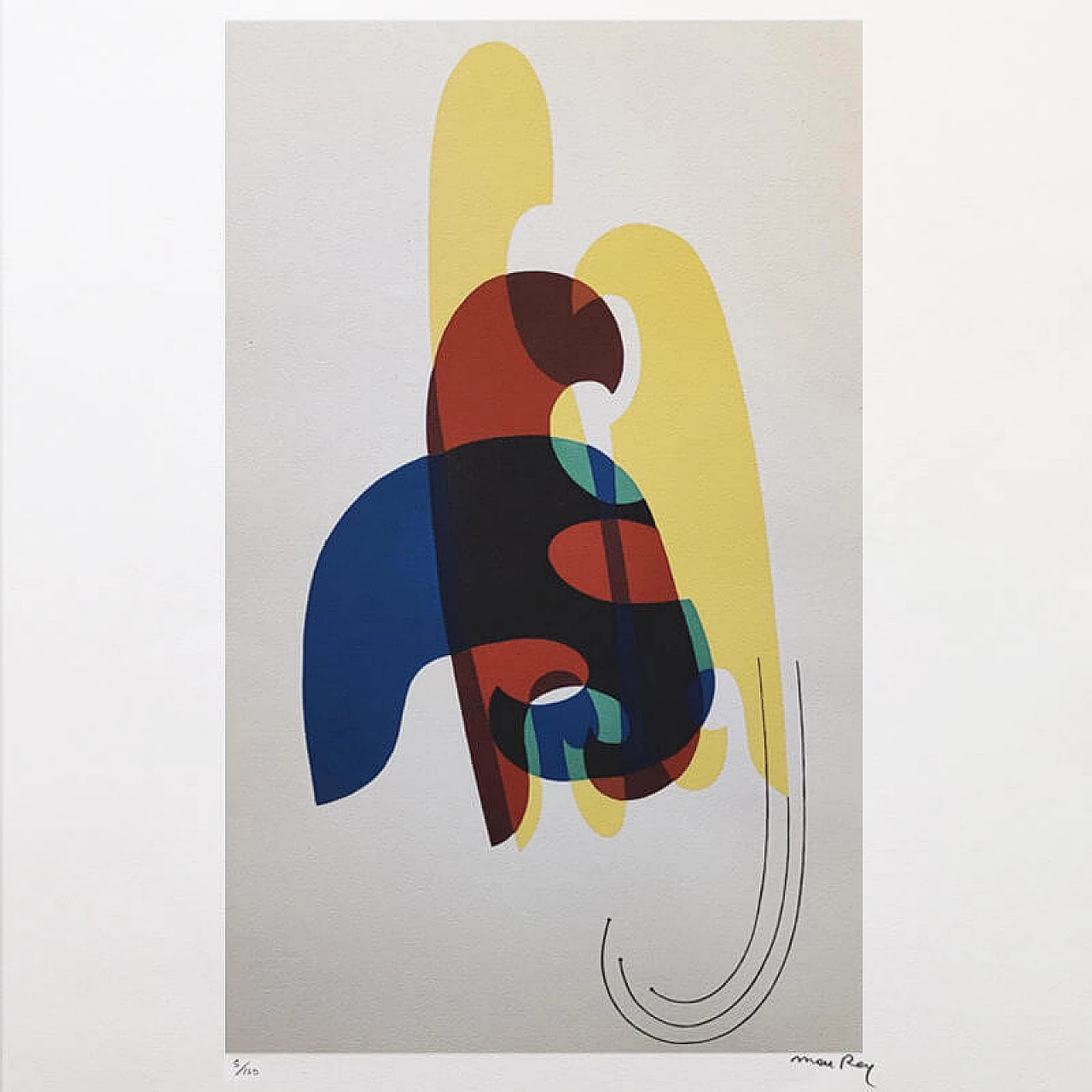 Man Ray, Shadows, litografia, 1972 2