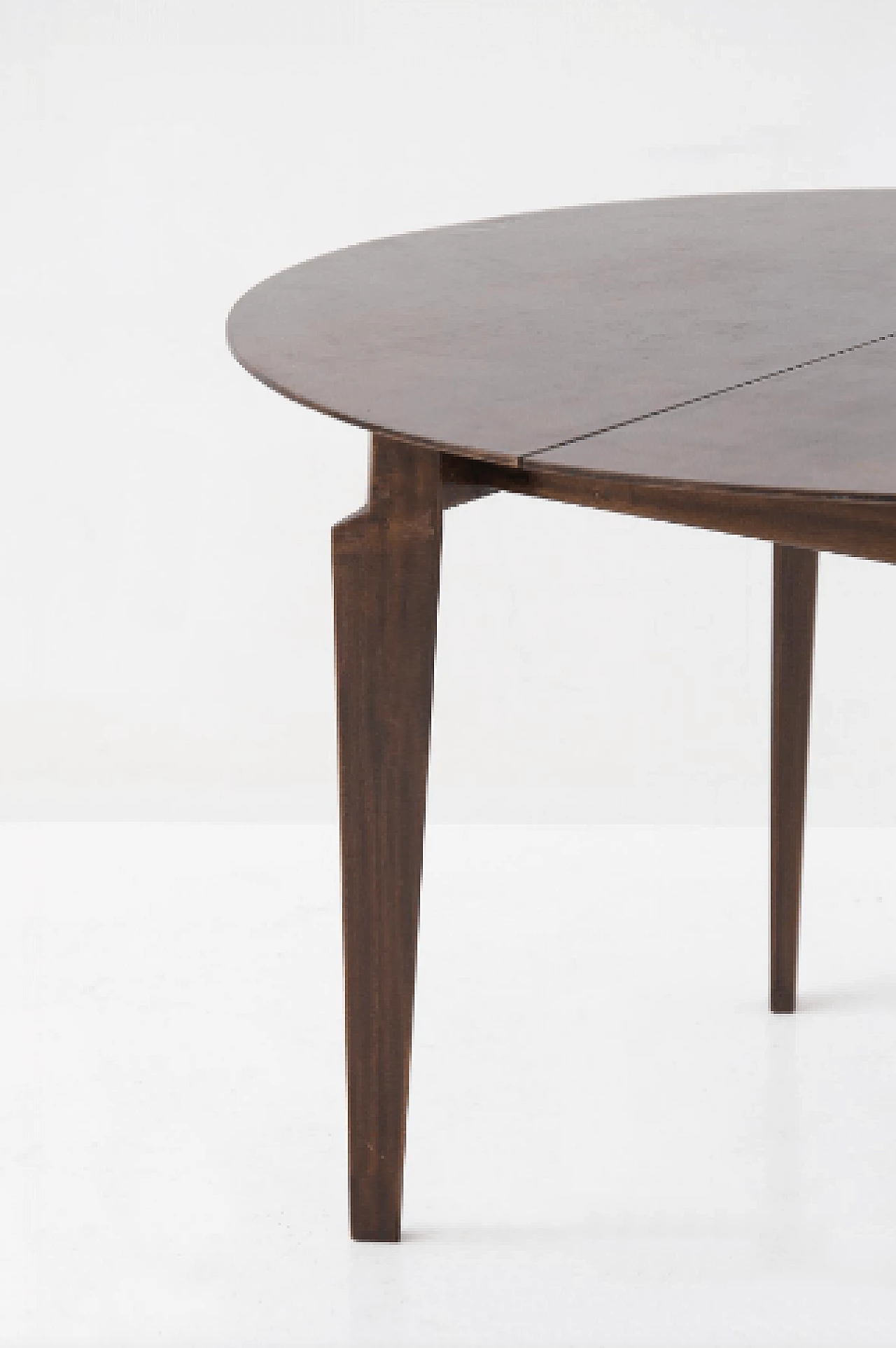 Round wood table by Edmondo Palutari for Dassi, 1950s 2