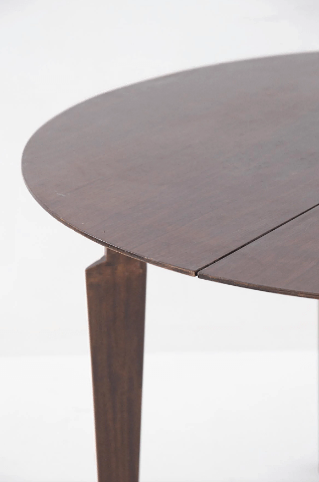 Round wood table by Edmondo Palutari for Dassi, 1950s 4