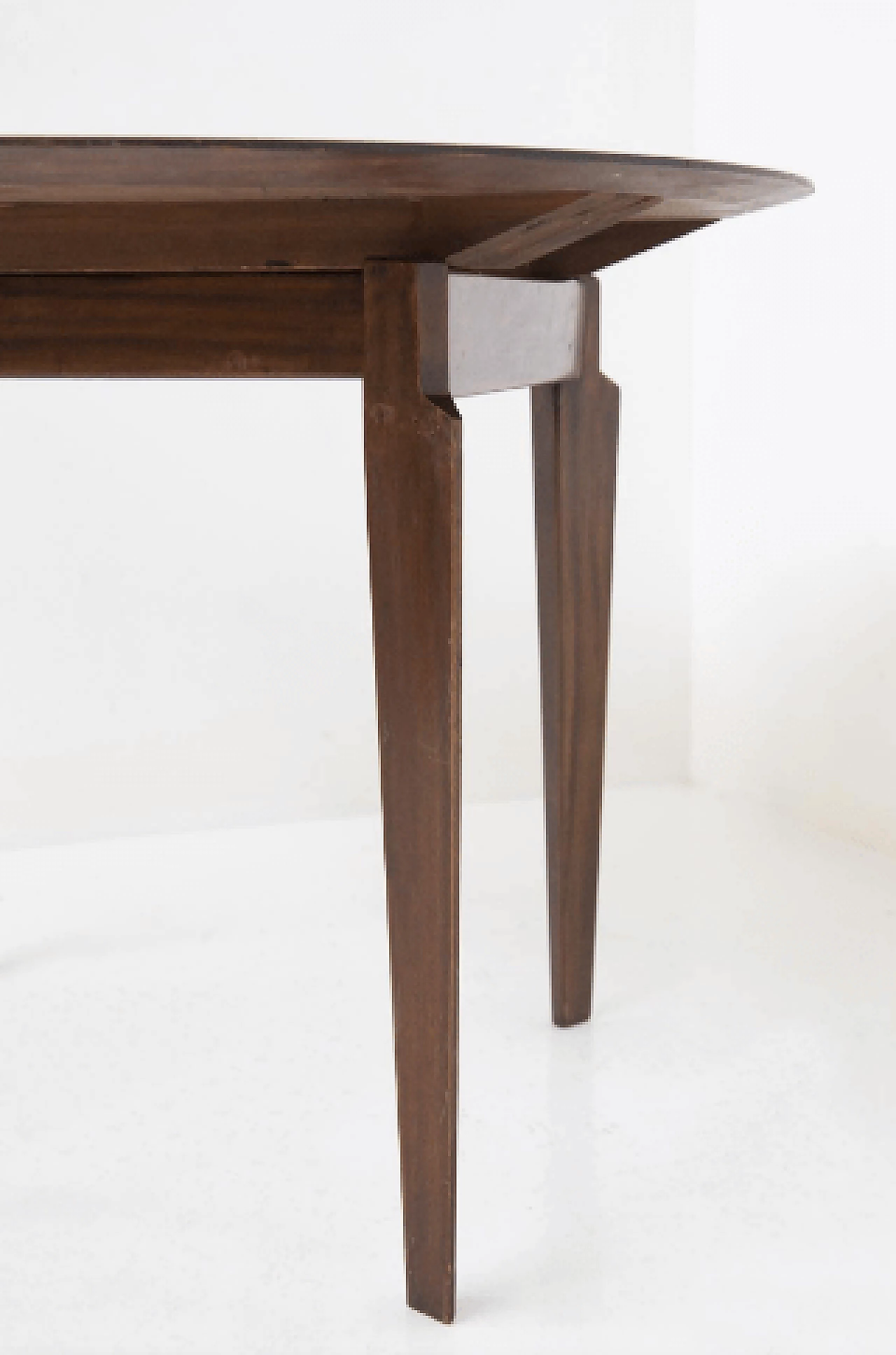 Tavolo rotondo in legno di Edmondo Palutari per Dassi, anni '50 6