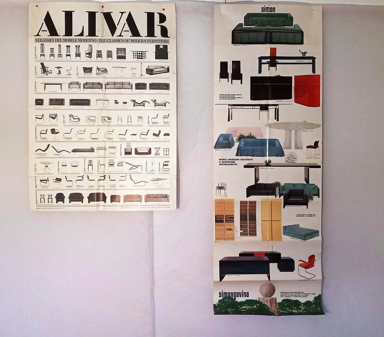 Pair of Alivar and Simongavina posters, 1990s 1