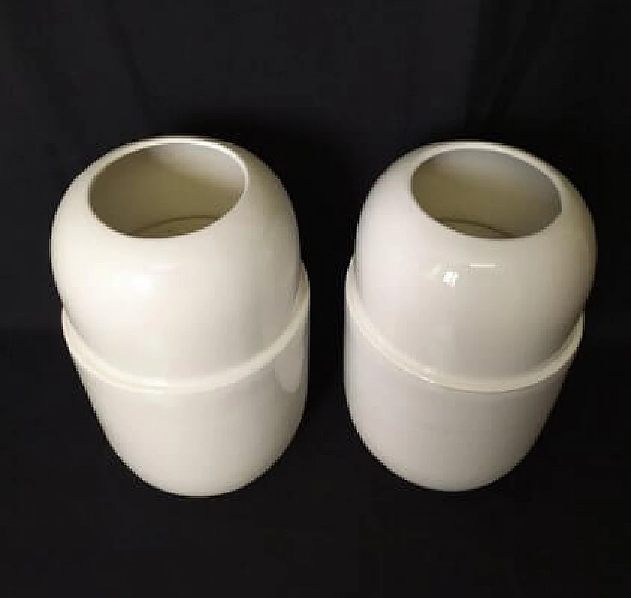 Coppia di vasi in ceramica di Cleto Munari, anni '90 2