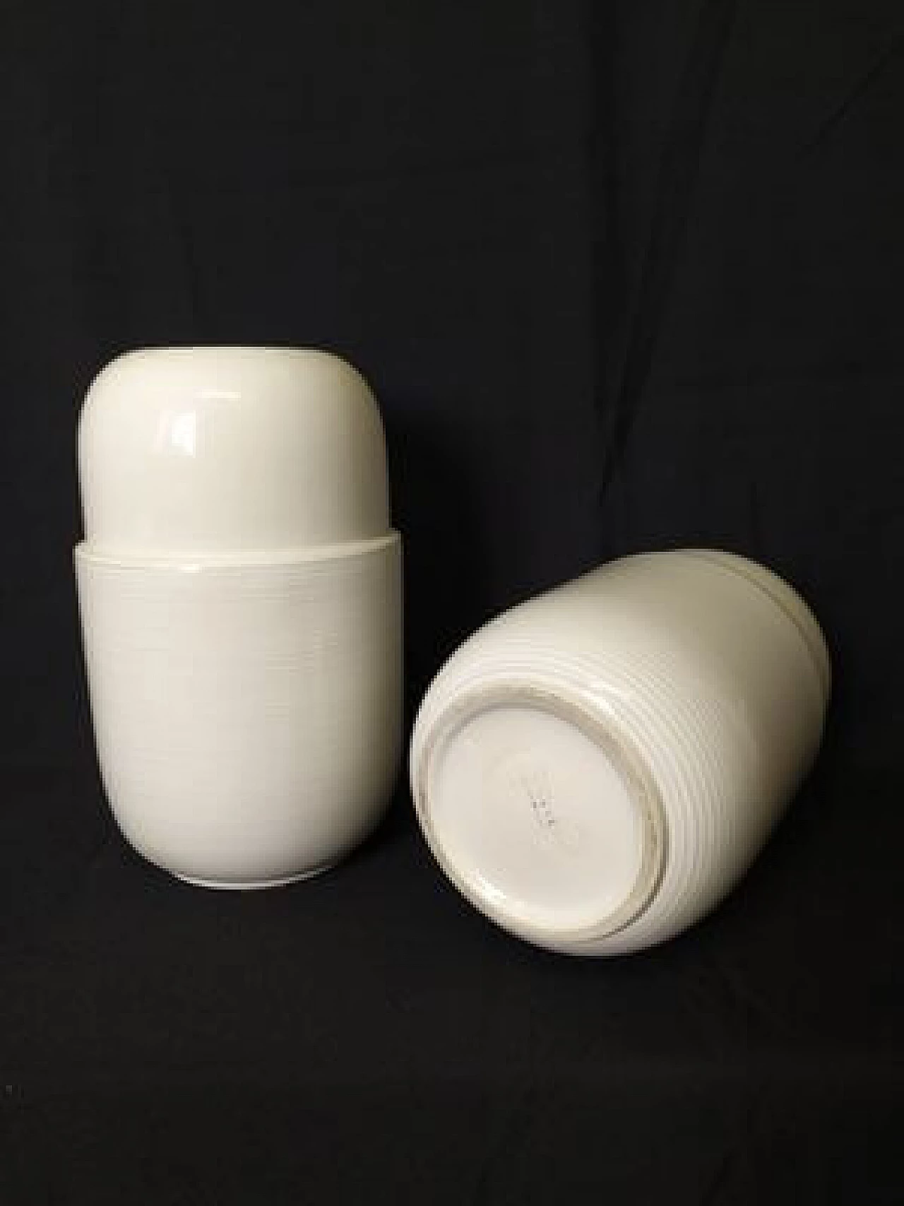 Pair of ceramic vases by Cleto Munari, 1990s 3