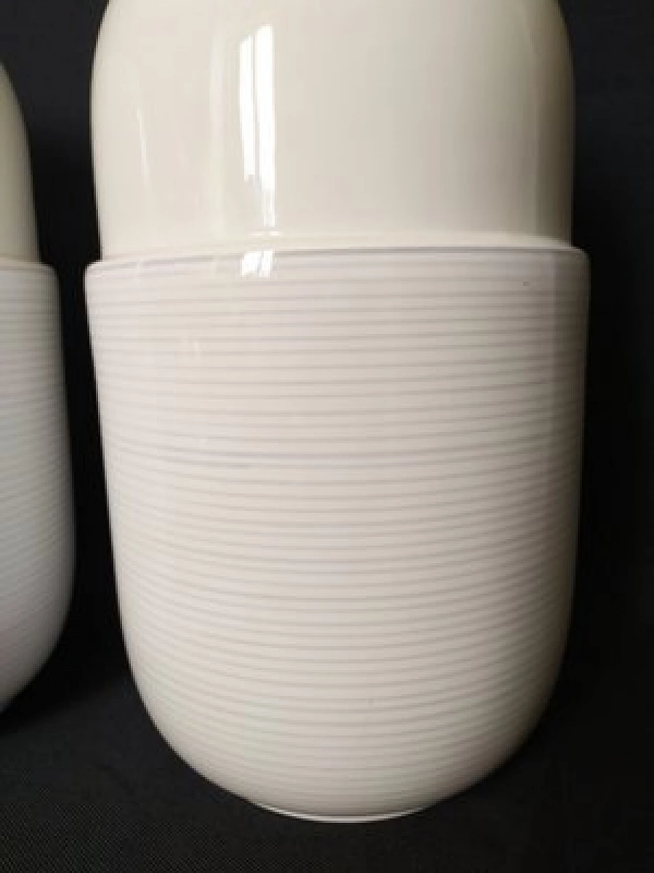 Coppia di vasi in ceramica di Cleto Munari, anni '90 4