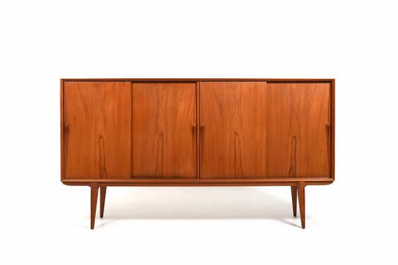 Credenza 19 in teak di Omann Jun per Møbelfabrik, anni '60 1