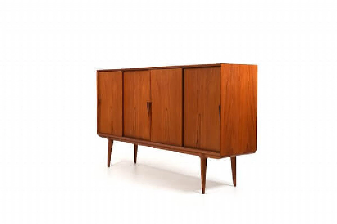 Credenza 19 in teak di Omann Jun per Møbelfabrik, anni '60 3