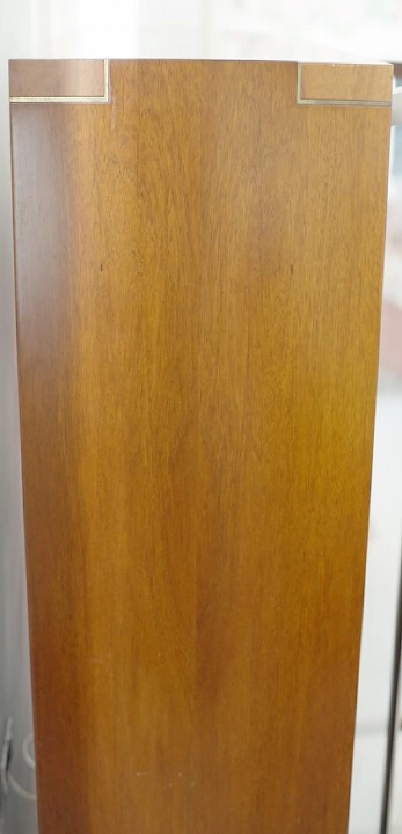 Mahogany glass cabinet by Pierre Balmain, 1980s 8