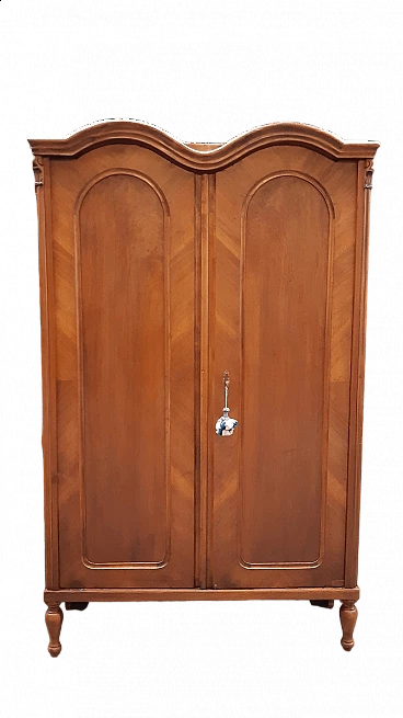Armadio viennese listrato in noce, '800