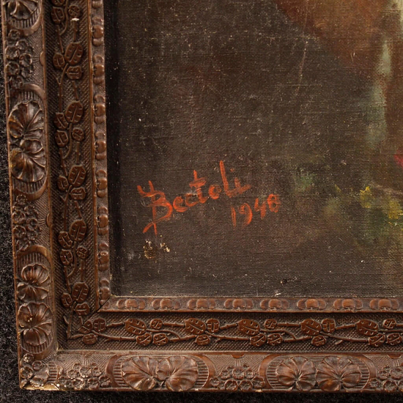 Portrait of a gypsy woman, oil painting on masonite, 1948 7