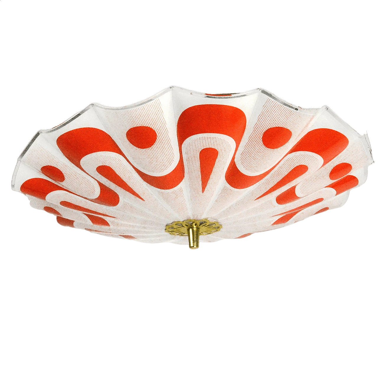 Glass ceiling lamp by Jaroslav Antonin Junek for Napako, 1960s 13
