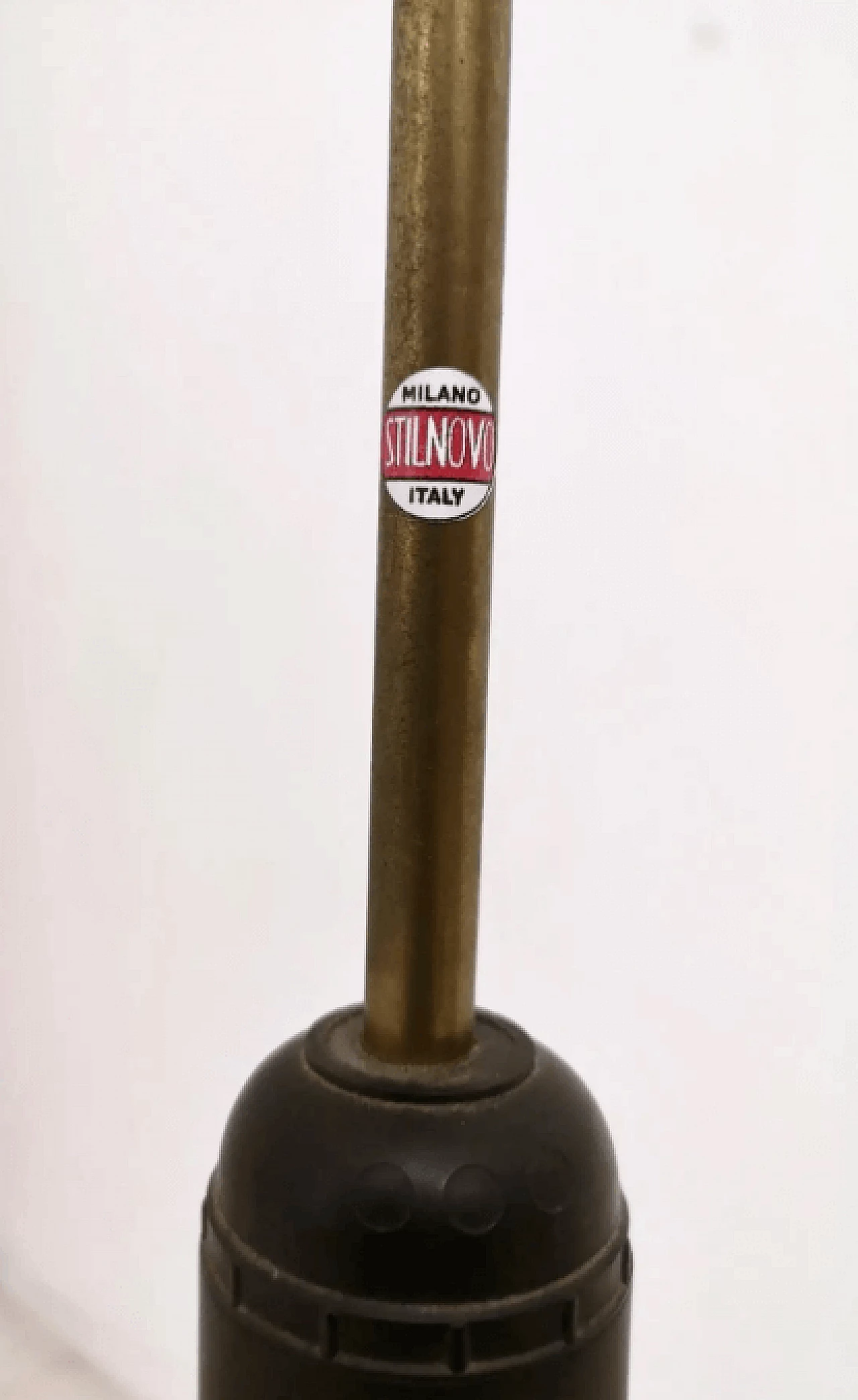 Glass and brass chandelier by Stilnovo, 1950s 6