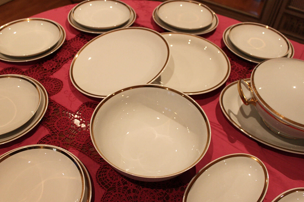 Servizio di piatti Limoges Porcelaine Charles, anni '30 4