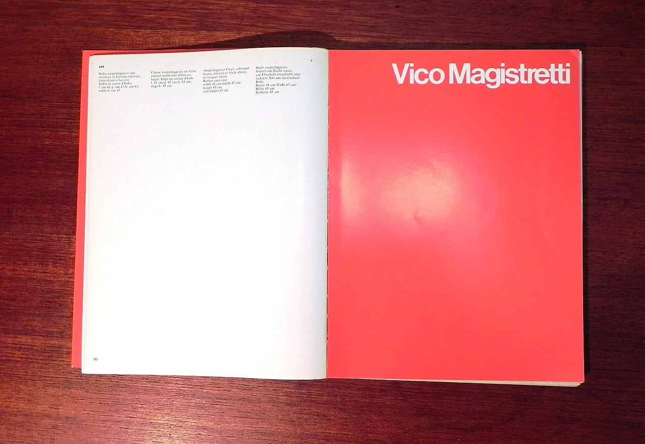 Cassina catalogue and cards, 1979 11