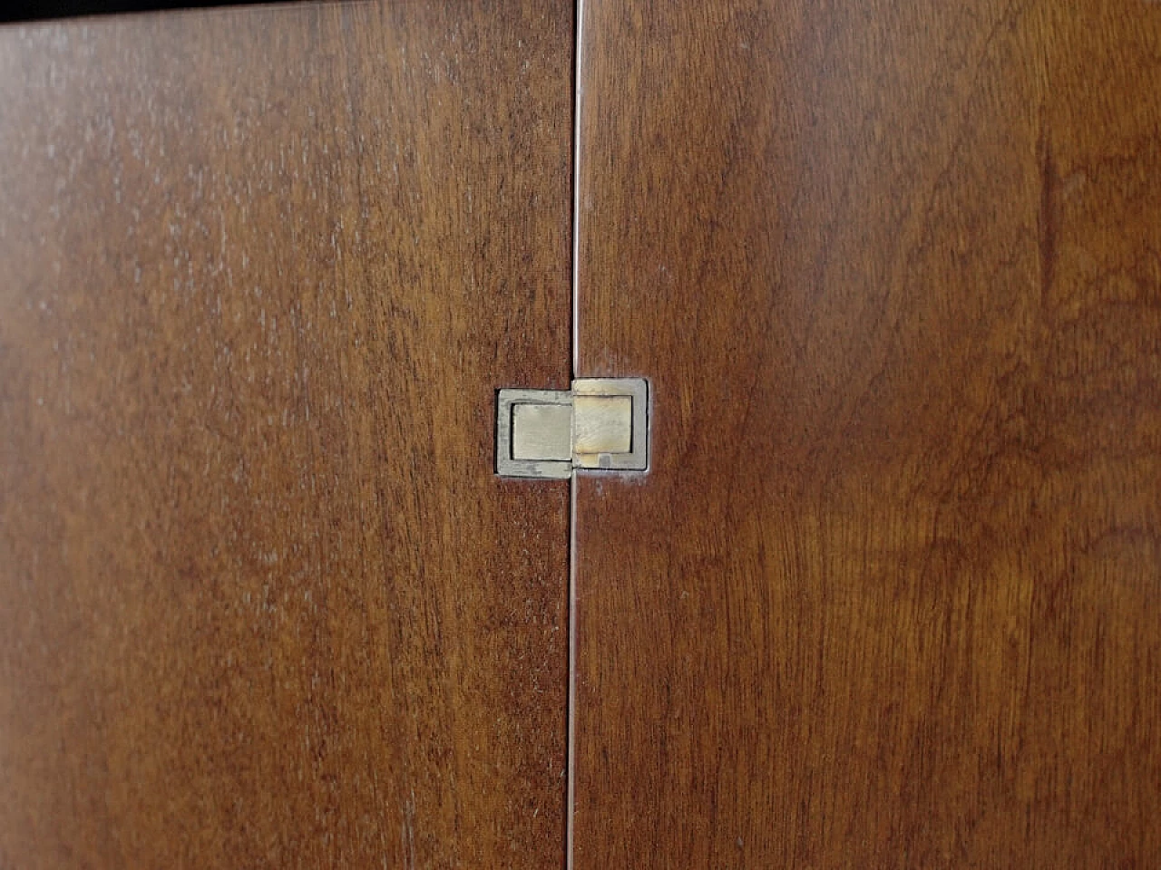 Mahogany sideboard inlaid with brass by Pierre Balmain, 1980s 6
