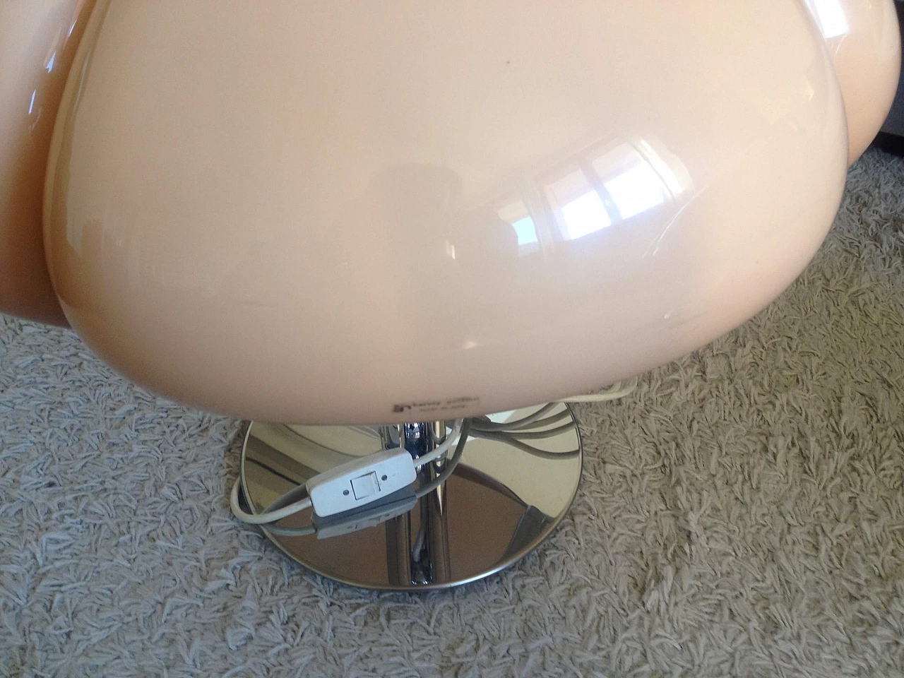 Pair of Quadrifoglio lamps by Gae Aulenti for Guzzini, 1970s 4