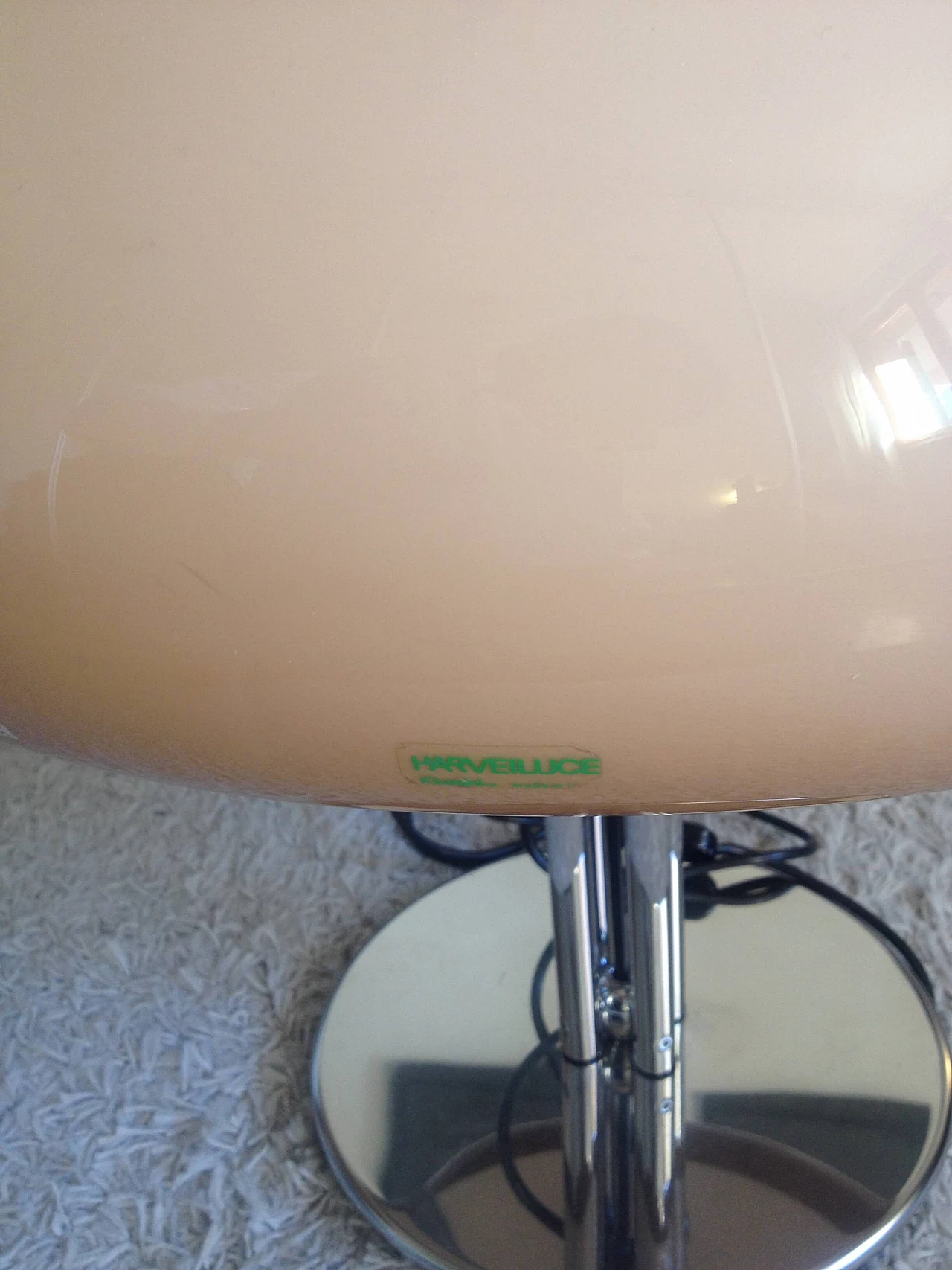 Pair of Quadrifoglio lamps by Gae Aulenti for Guzzini, 1970s 7