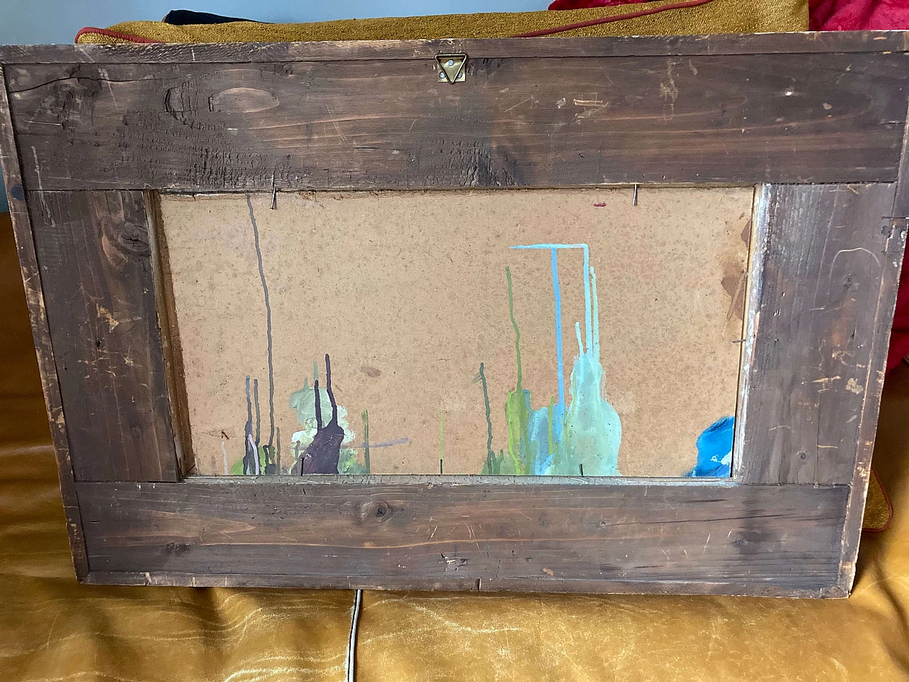 P. Mariani, dipinto a olio masonite, inizio '900 1