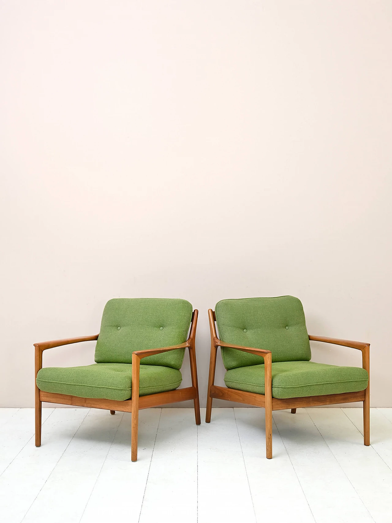 Coppia di poltrone USA 75 di Folke Ohlsson per Dux, anni '60 1