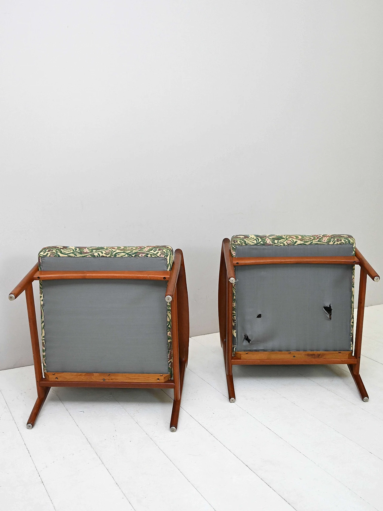 Pair of Oslo armchairs by Inge Andersson for Bröderna Andersson, 1960s 2