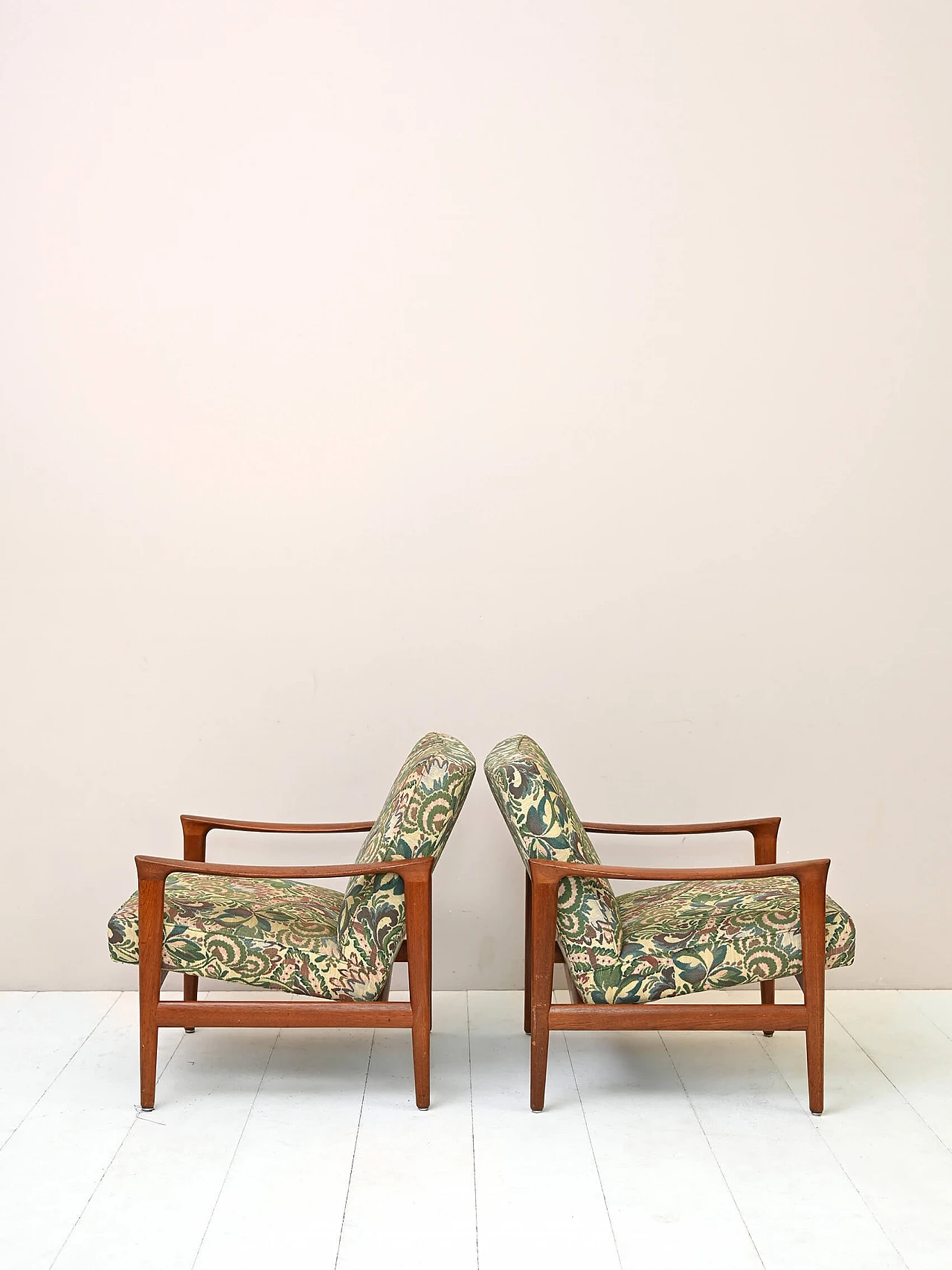 Pair of Oslo armchairs by Inge Andersson for Bröderna Andersson, 1960s 4