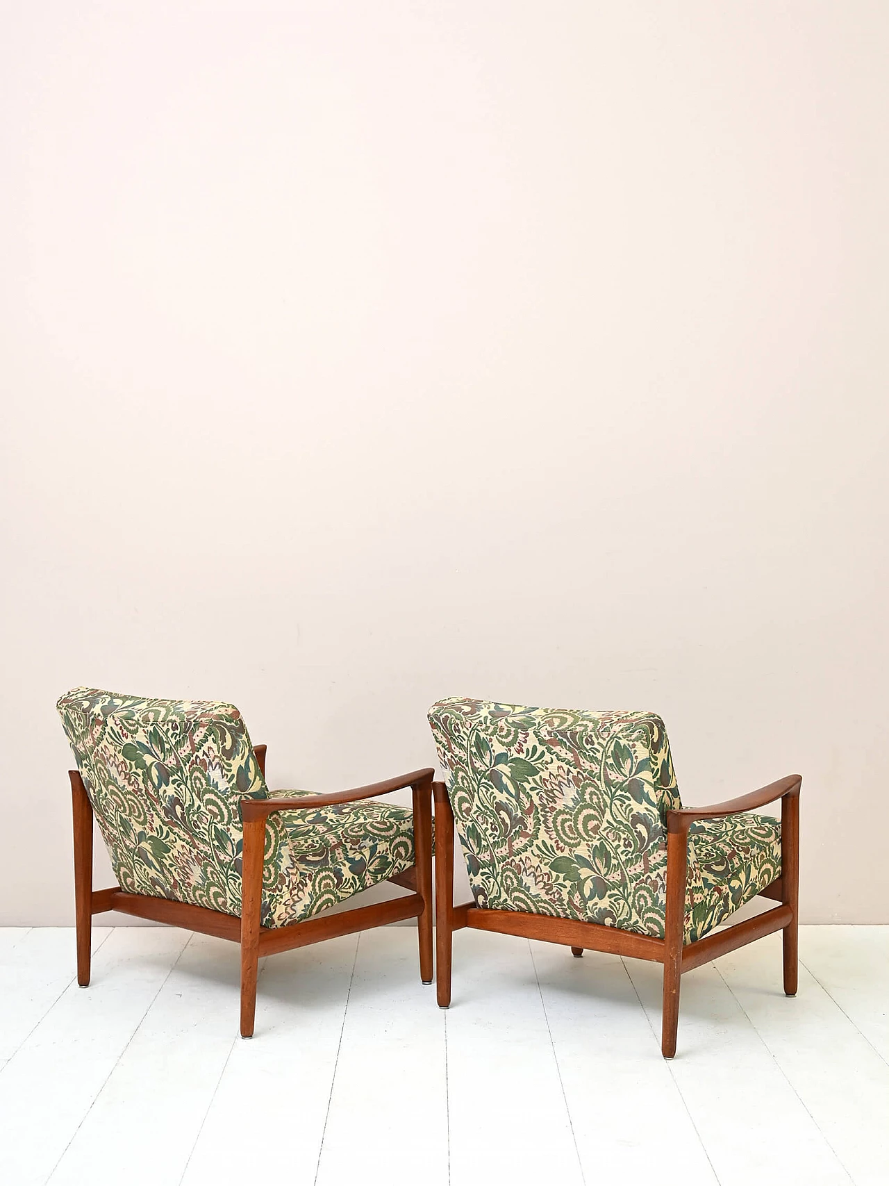 Pair of Oslo armchairs by Inge Andersson for Bröderna Andersson, 1960s 6