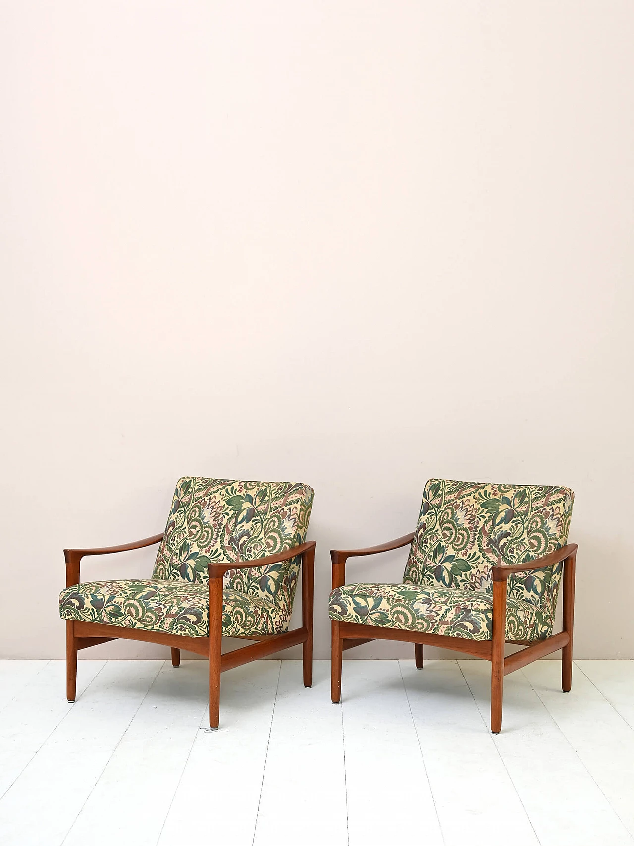 Pair of Oslo armchairs by Inge Andersson for Bröderna Andersson, 1960s 7