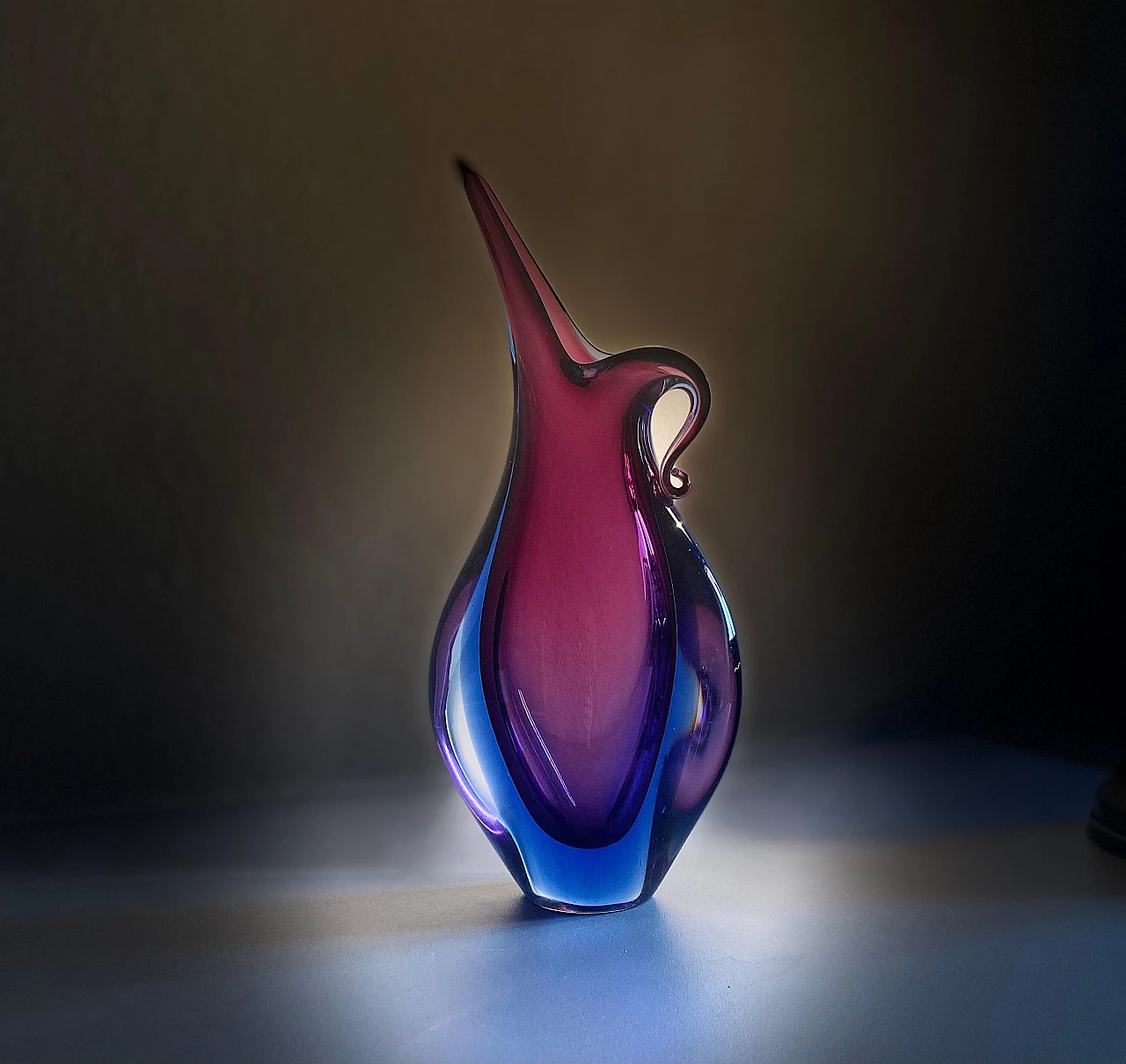 Murano glass vase by Flavio Poli for Seguso, 1950s 2