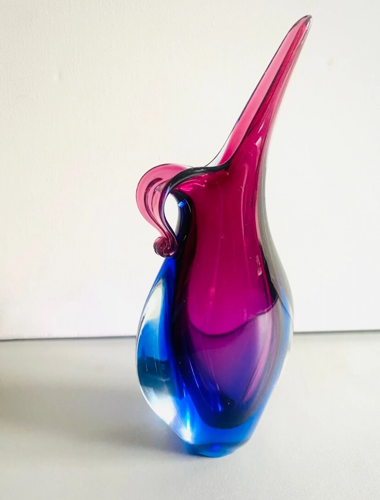 Murano glass vase by Flavio Poli for Seguso, 1950s 3