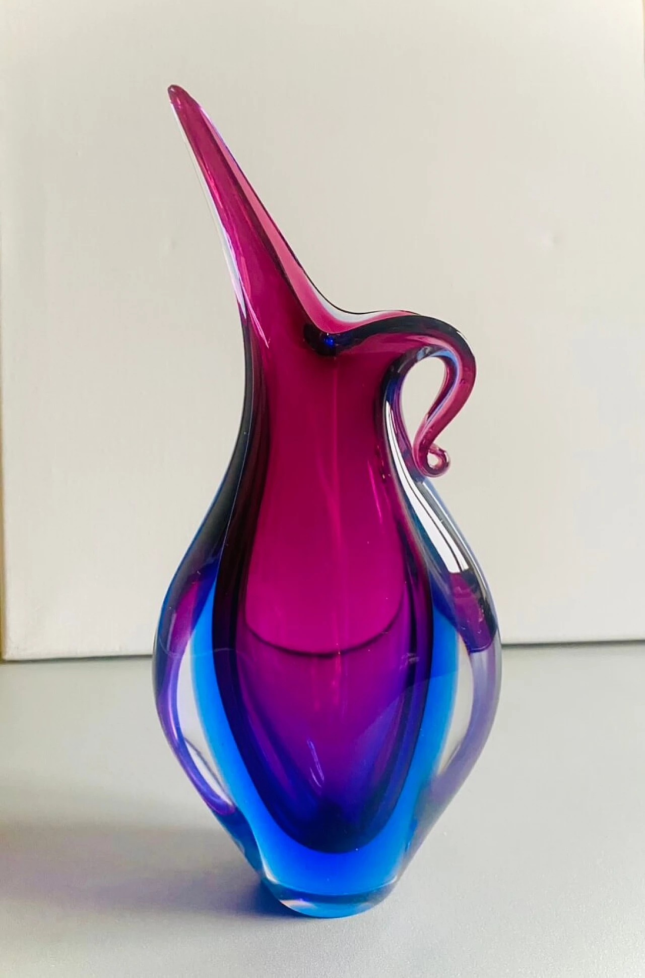 Murano glass vase by Flavio Poli for Seguso, 1950s 4