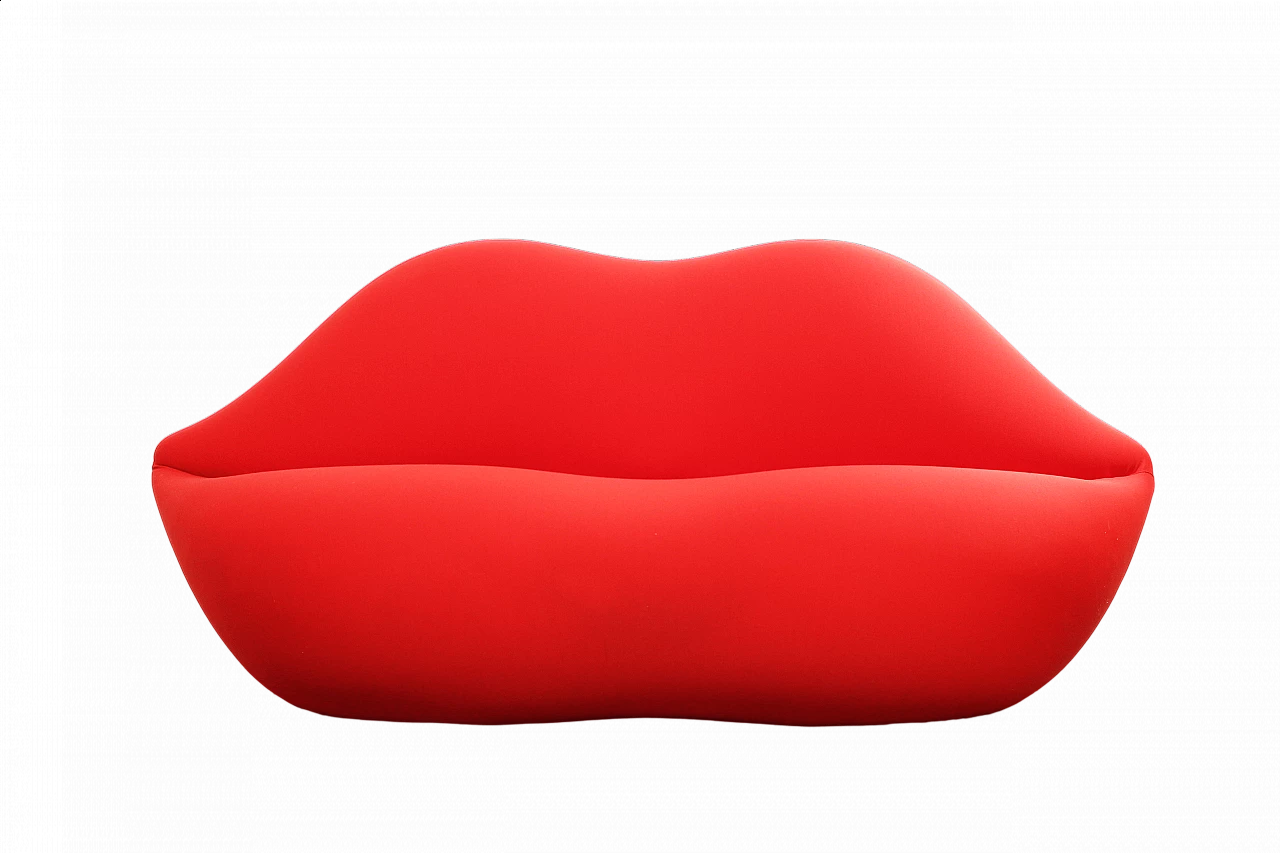 Divano Bocca di Gufram, produzione Edra, anni '90 11