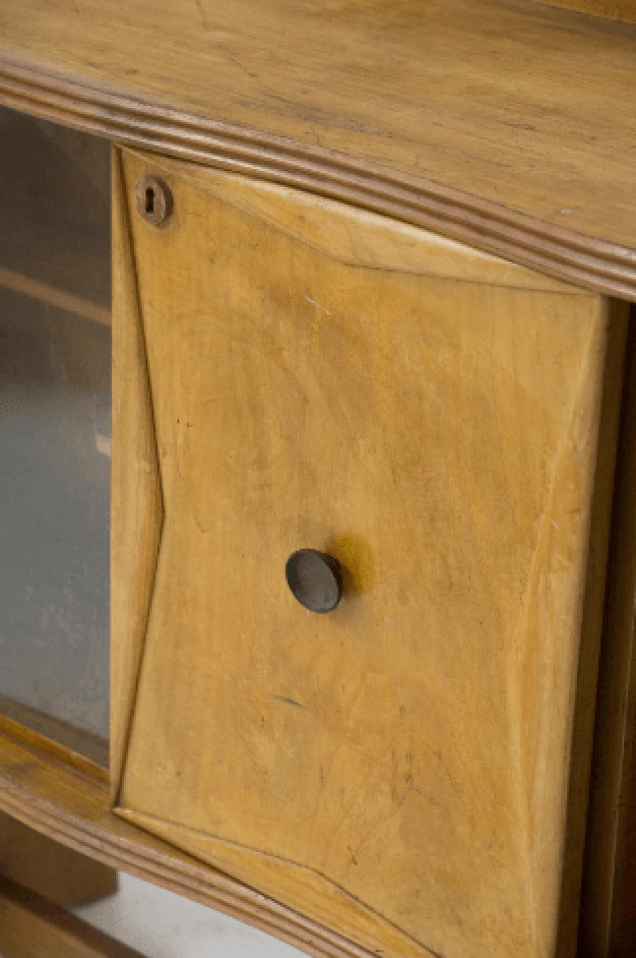 Wood and glass sideboard by Paolo Buffa, 1950s 4