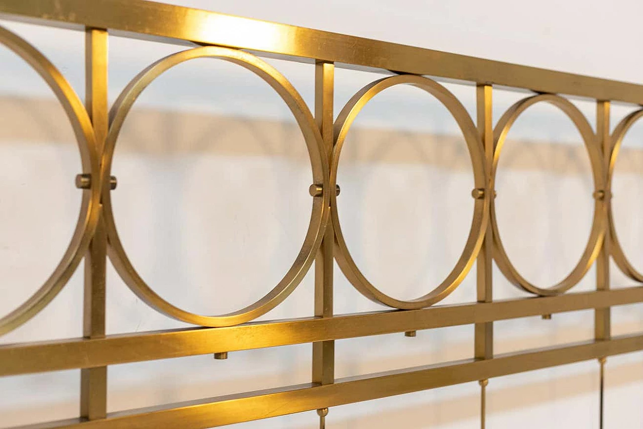 Brass double bed attributed to Paolo Buffa, 1960s 5